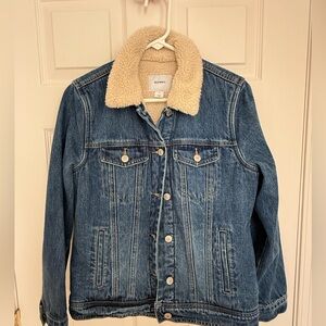 Gap fleece lined jean jacket